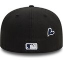 petten-plat-zwart-fitted-59fifty-heart-icon-van-new-york-yankees-mlb-van-new-era