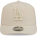 petten-gebogen-beige-snapback-9seventy-stretch-snap-color-pack-van-los-angeles-dodgers-mlb-van-new-era