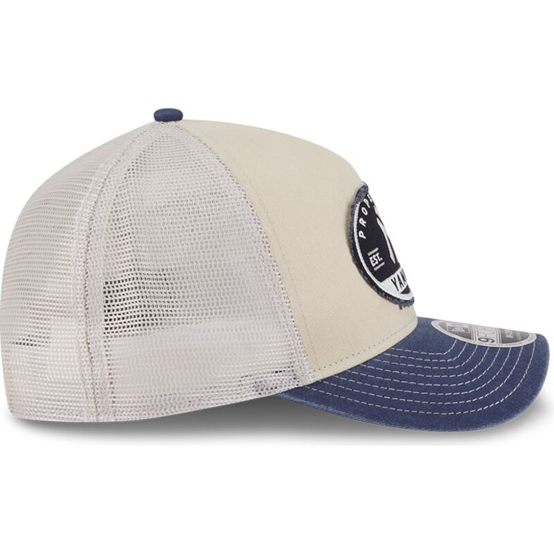 petten-gebogen-meerkleurig-snapback-9forty-m-crown-a-frame-fray-van-new-york-yankees-mlb-van-new-era