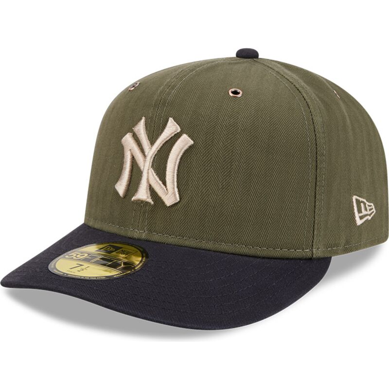 petten-gebogen-groen-fitted-59fifty-pre-curved-american-herringbone-van-new-york-yankees-mlb-van-new-era