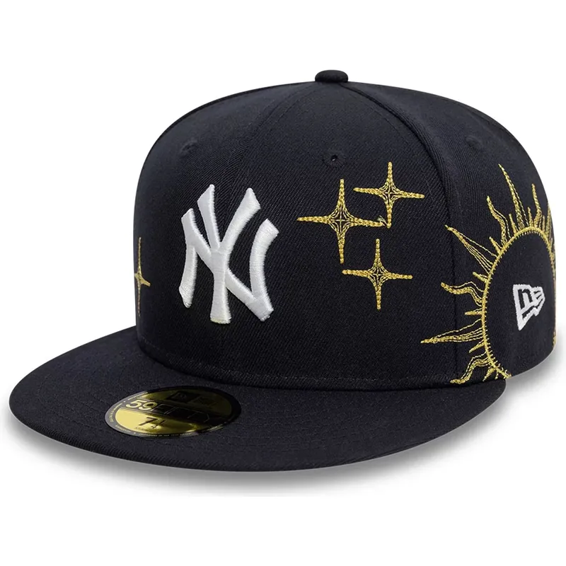 petten-plat-marineblauw-fitted-59fifty-zodiac-van-new-york-yankees-mlb-van-new-era