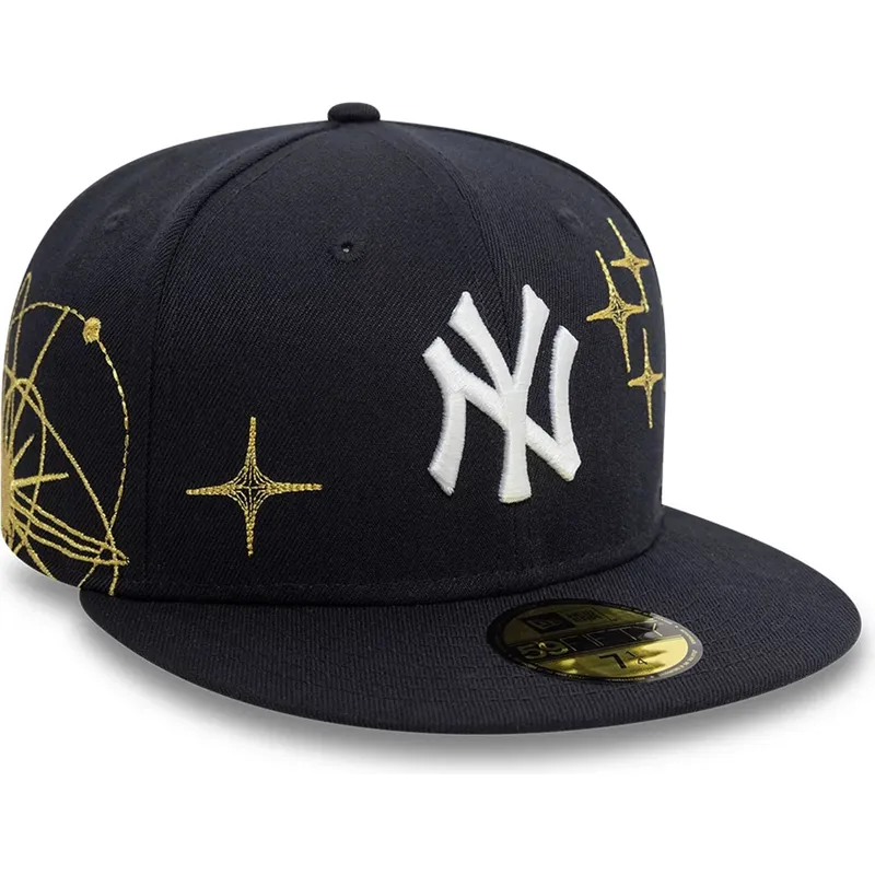 petten-plat-marineblauw-fitted-59fifty-zodiac-van-new-york-yankees-mlb-van-new-era