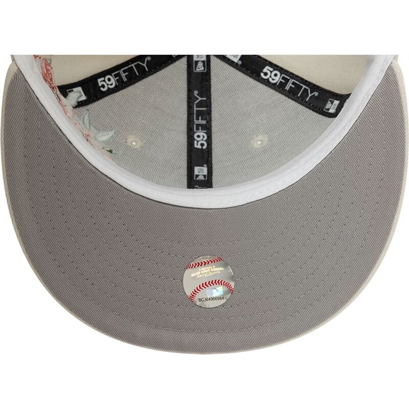 petten-plat-beige-fitted-59fifty-floral-van-new-york-yankees-mlb-van-new-era