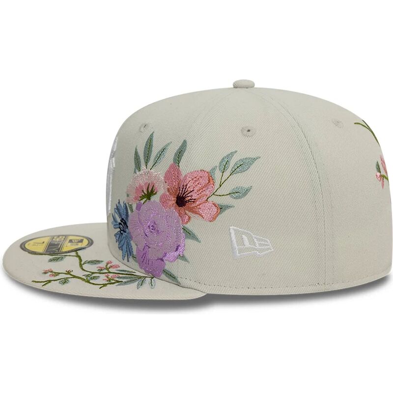 petten-plat-beige-fitted-59fifty-floral-van-new-york-yankees-mlb-van-new-era