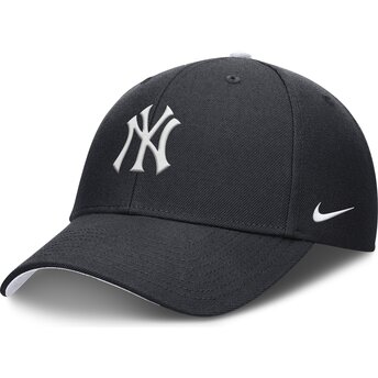 Petten gebogen marineblauw verstelbaar voor kinderen Dri-Fit Club Structured van New York Yankees MLB van Nike
