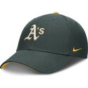 petten-gebogen-groen-verstelbaar-voor-kinderen-dri-fit-club-structured-van-oakland-athletics-mlb-van-nike