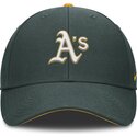 petten-gebogen-groen-verstelbaar-voor-kinderen-dri-fit-club-structured-van-oakland-athletics-mlb-van-nike