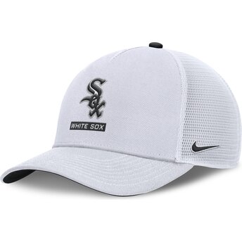 Petten gebogen wit snapback Primetime Dri-Fit Rise Structured van Chicago White Sox MLB van Nike