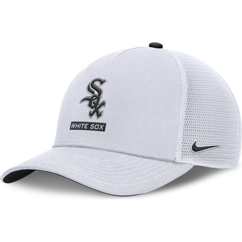 petten-gebogen-wit-snapback-primetime-dri-fit-rise-structured-van-chicago-white-sox-mlb-van-nike