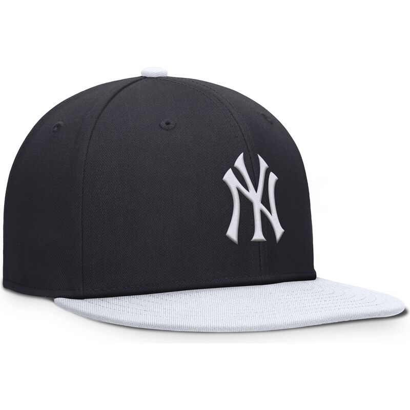 petten-plat-marineblauw-snapback-voor-kinderen-dri-fit-pro-structured-square-bill-van-new-york-yankees-mlb-van-nike