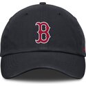 petten-gebogen-marineblauw-verstelbaar-voor-kinderen-club-unstructured-organic-cotton-van-boston-red-sox-mlb-van-nike