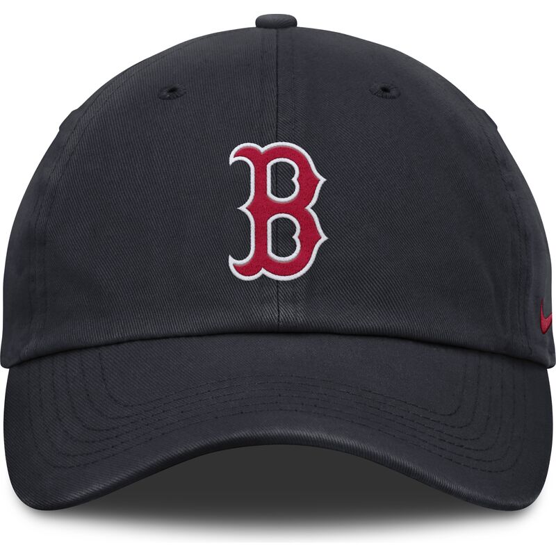 petten-gebogen-marineblauw-verstelbaar-voor-kinderen-club-unstructured-organic-cotton-van-boston-red-sox-mlb-van-nike