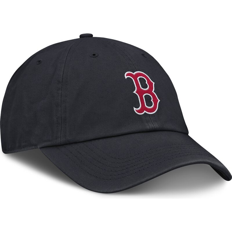 petten-gebogen-marineblauw-verstelbaar-voor-kinderen-club-unstructured-organic-cotton-van-boston-red-sox-mlb-van-nike