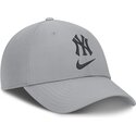 petten-gebogen-grijs-verstelbaar-primetime-club-structured-uv-poly-ripstop-van-new-york-yankees-mlb-van-nike