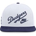 petten-plat-wit-snapback-cooperstown-dri-fit-pro-structured-square-bill-van-los-angeles-dodgers-mlb-van-nike