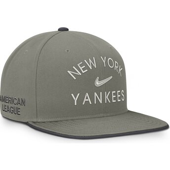 Petten plat groen snapback Dri-Fit Pro Structured Square Bill van New York Yankees MLB van Nike