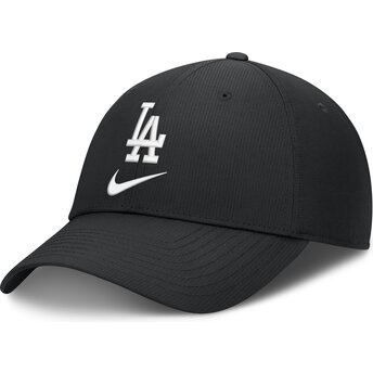 Petten gebogen zwart verstelbaar Primetime Club Structured UV Poly Ripstop van Los Angeles Dodgers MLB van Nike
