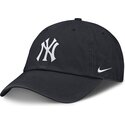 petten-gebogen-marineblauw-verstelbaar-voor-kinderen-club-unstructured-organic-cotton-van-new-york-yankees-mlb-van-nike