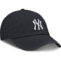 petten-gebogen-marineblauw-verstelbaar-voor-kinderen-club-unstructured-organic-cotton-van-new-york-yankees-mlb-van-nike