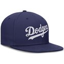 petten-plat-blauw-fitted-dri-fit-true-structured-round-bill-van-los-angeles-dodgers-mlb-van-nike