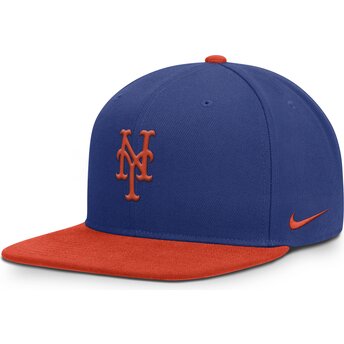 Petten plat meerkleurig snapback Dri-Fit Pro Structured Square Bill van New York Mets MLB van Nike