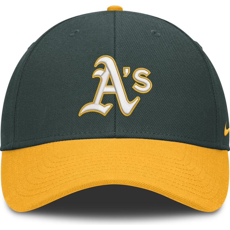 petten-gebogen-groen-verstelbaar-dri-fit-club-structured-van-oakland-athletics-mlb-van-nike