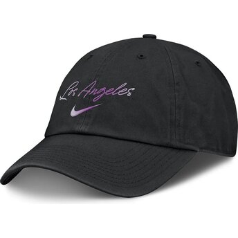 Petten gebogen zwart verstelbaar Mothers Day Club Unstructured Organic Cotton van Los Angeles Dodgers MLB van Nike