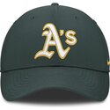 petten-gebogen-groen-verstelbaar-club-structured-uv-poly-ripstop-van-oakland-athletics-mlb-van-nike