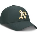 petten-gebogen-groen-verstelbaar-club-structured-uv-poly-ripstop-van-oakland-athletics-mlb-van-nike