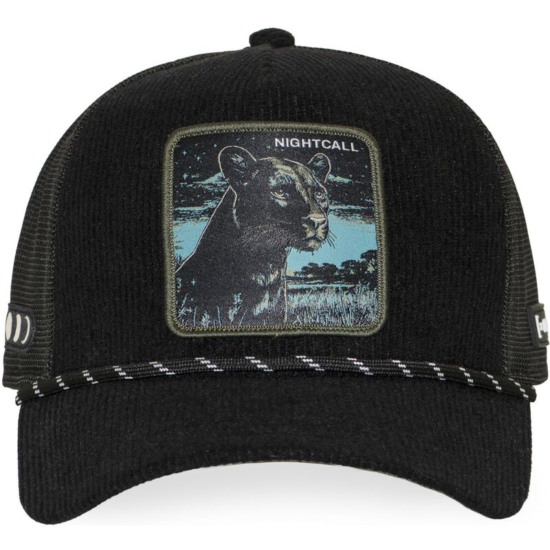 petten-gebogen-zwart-snapback-nightcall-bea3-nigb-panter-fabeldieren-van-capslab petten-gebogen-zwart-snapback-nightcall-bea3-nigb-panter-fabeldieren-van-capslab