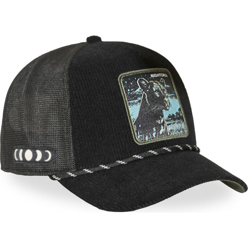 petten-gebogen-zwart-snapback-nightcall-bea3-nigb-panter-fabeldieren-van-capslab petten-gebogen-zwart-snapback-nightcall-bea3-nigb-panter-fabeldieren-van-capslab