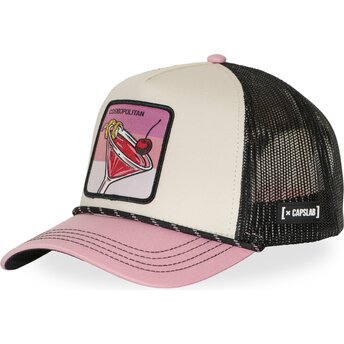 Petten gebogen meerkleurig snapback DRK03 COSB...