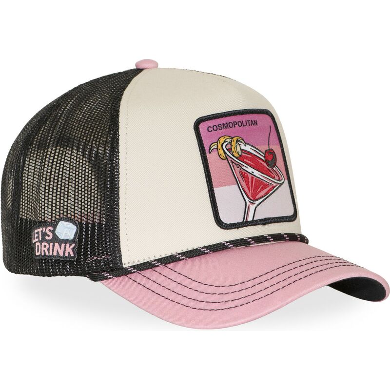 petten-gebogen-meerkleurig-snapback-drk03-cosb-cosmopolitan-cocktails-van-capslab