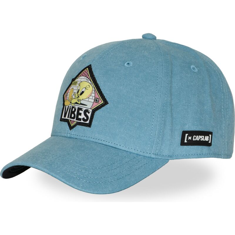 petten-gebogen-blauw-snapback-loo13-pcblifb-tweety-looney-tunes-van-capslab