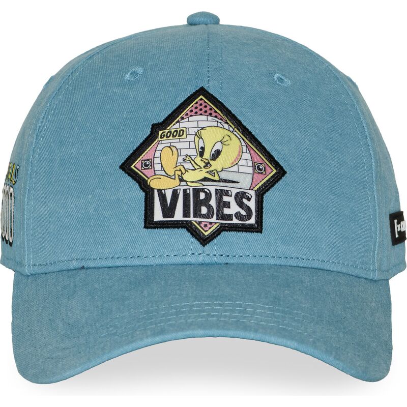 petten-gebogen-blauw-snapback-loo13-pcblifb-tweety-looney-tunes-van-capslab