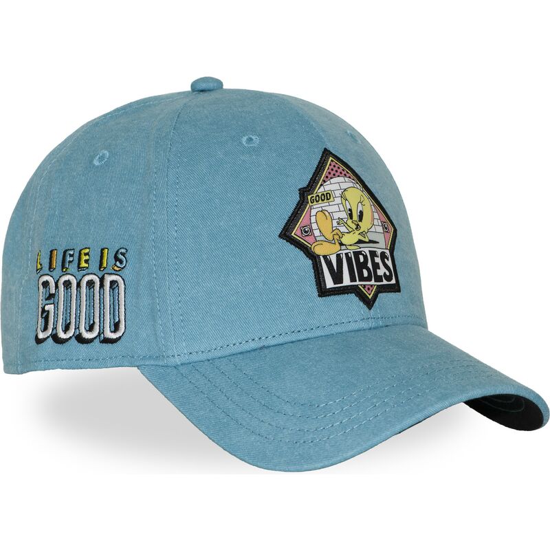 petten-gebogen-blauw-snapback-loo13-pcblifb-tweety-looney-tunes-van-capslab
