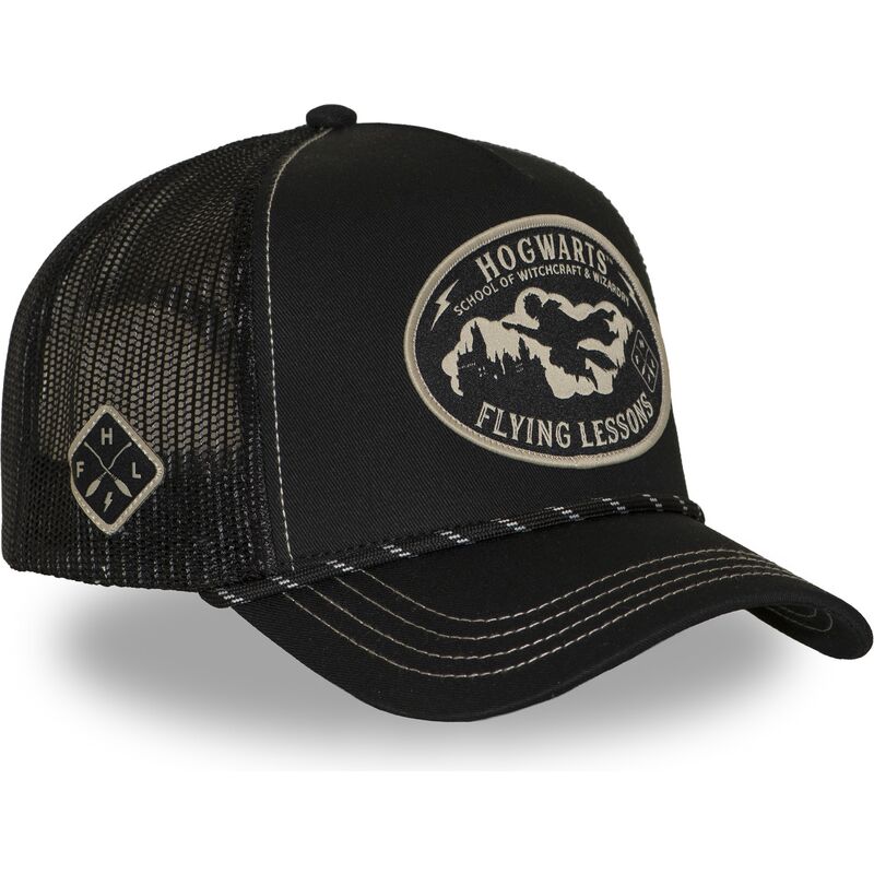 petten-gebogen-zwart-snapback-hp4-fly1b-harry-potter-van-capslab
