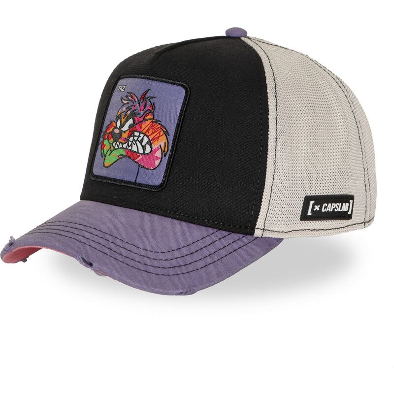 petten-gebogen-meerkleurig-snapback-tasmaanse-duivel-looney-tunes-van-capslab