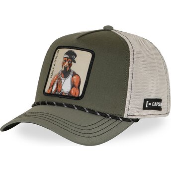 Petten gebogen groen snapback Half A Dollar HALFB Hip Hop...
