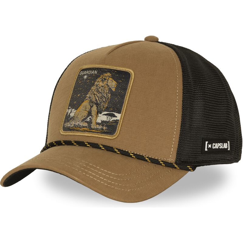 petten-gebogen-bruin-snapback-guardian-bea3-liob-leeuw-fabeldieren-van-capslab