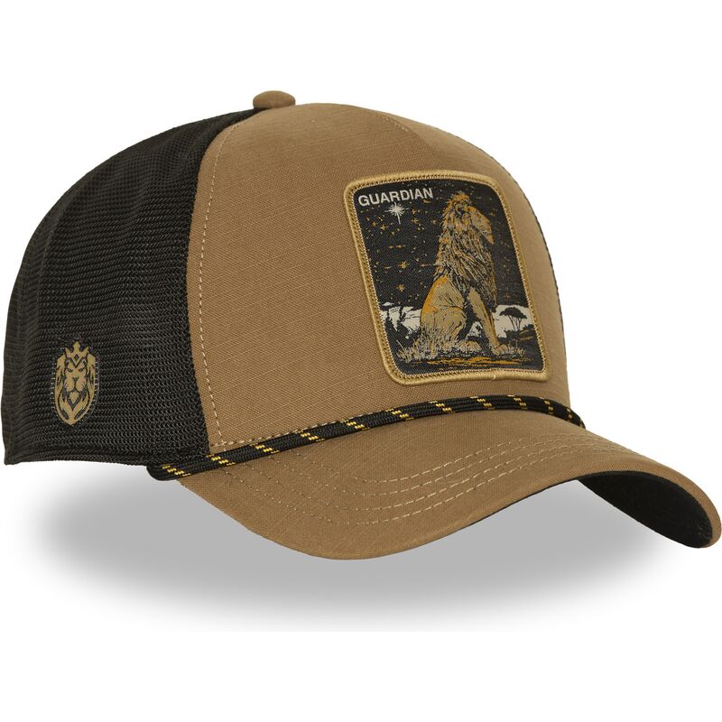 petten-gebogen-bruin-snapback-guardian-bea3-liob-leeuw-fabeldieren-van-capslab
