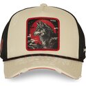 petten-gebogen-beige-snapback-wise-bea3-wisb-wolf-fabeldieren-van-capslab