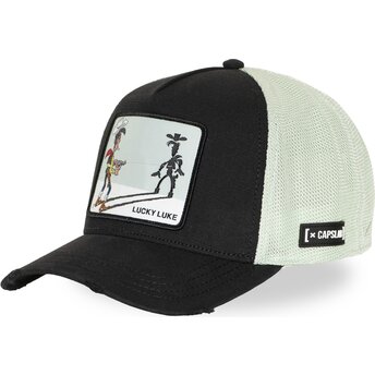 Petten gebogen zwart snapback LCK3 FLUB Lucky Luke van...