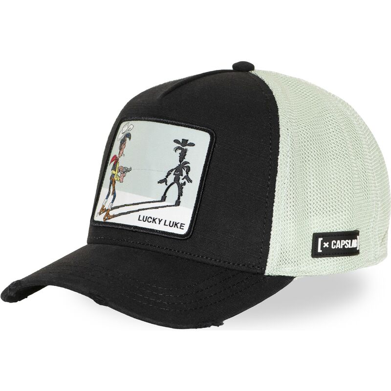 petten-gebogen-zwart-snapback-lck3-flub-lucky-luke-van-capslab