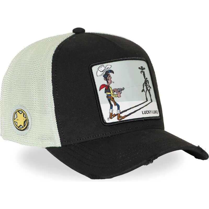petten-gebogen-zwart-snapback-lck3-flub-lucky-luke-van-capslab