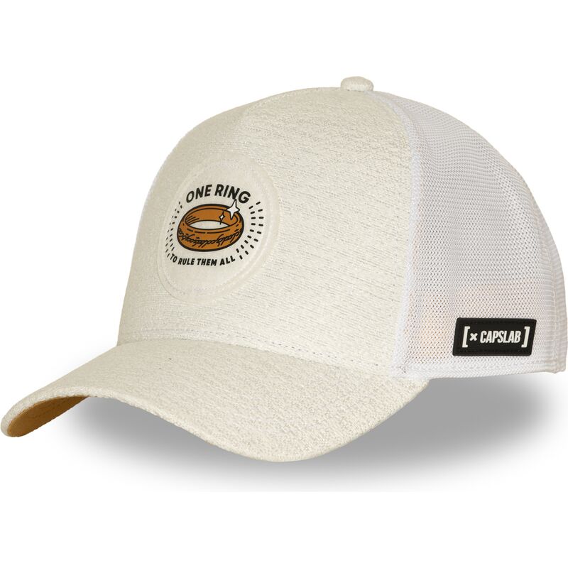 petten-gebogen-creme-snapback-lotr2-pctrinb-enige-ring-in-de-ban-van-de-ring-van-capslab