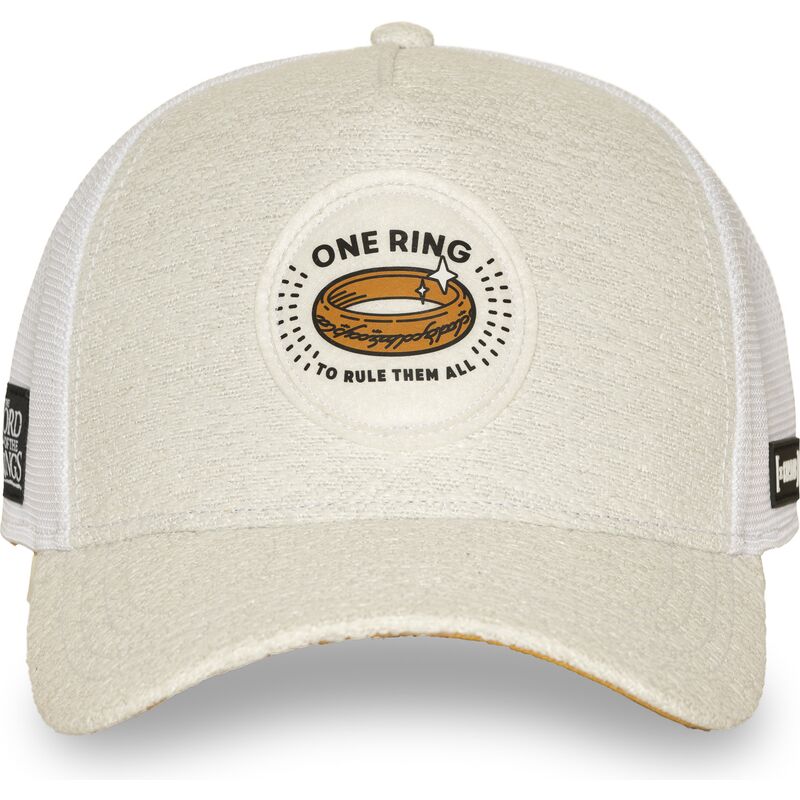 petten-gebogen-creme-snapback-lotr2-pctrinb-enige-ring-in-de-ban-van-de-ring-van-capslab