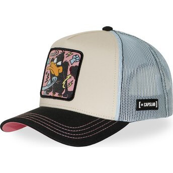 Petten gebogen meerkleurig snapback LOO13 DAFB Daffy Duck...