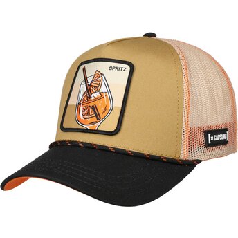 Petten gebogen meerkleurig snapback DRK03 SPRB Spritz Cocktails van Capslab