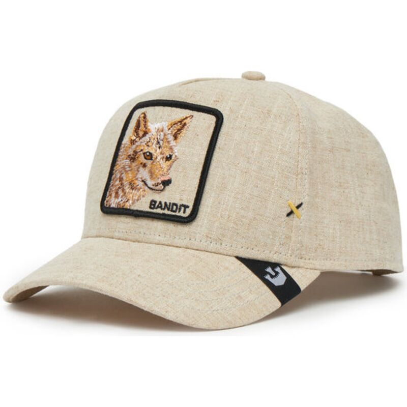 petten-gebogen-beige-snapback-bandit-cloth-rugged-comfort-the-farm-van-goorin-bros petten-gebogen-beige-snapback-bandit-cloth-rugged-comfort-the-farm-van-goorin-bros